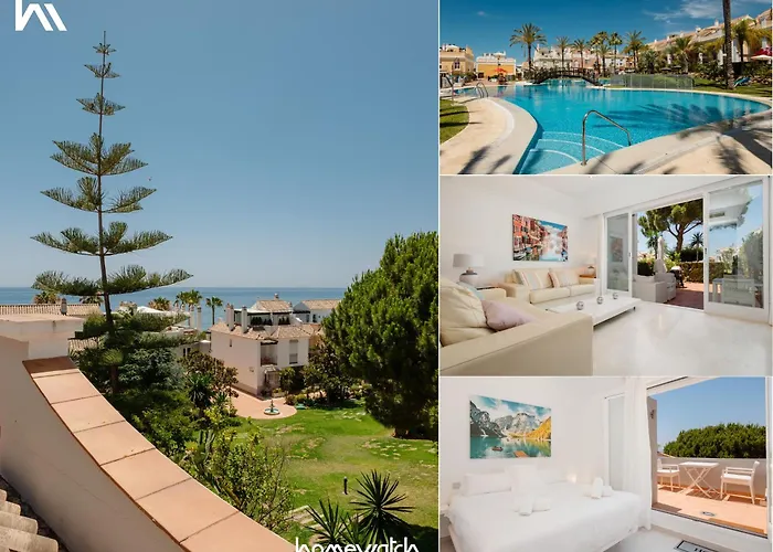 House With Sea And Mountain Views On The Beach, Bahia De Marbella